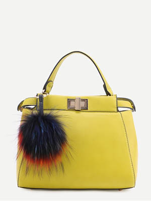 Женская сумка жёлтая модная