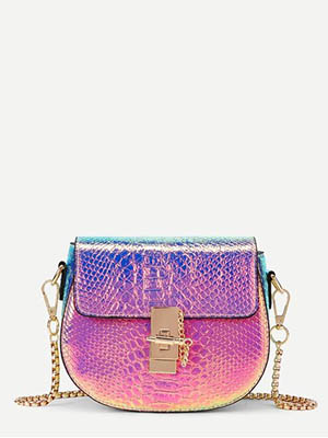 Женская сумочка светло-голубая модная